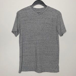 Grey V Neck T Shirt
